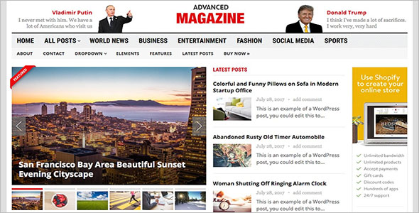 Newspaper WordPress Website Theme