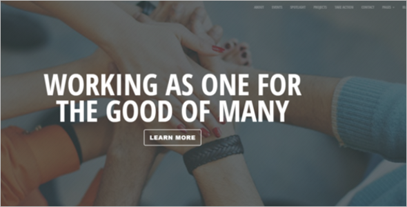 Nonprofit Bootstrap Template