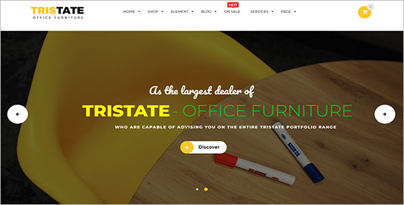 Office Furniture Woocommerce Template