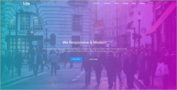 Parallax Bootstrap Theme