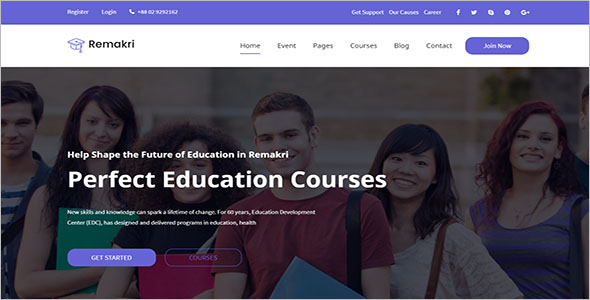 Perfect School Website Template