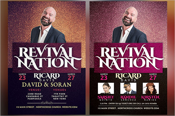 Photorealistic Revival Flyer Template