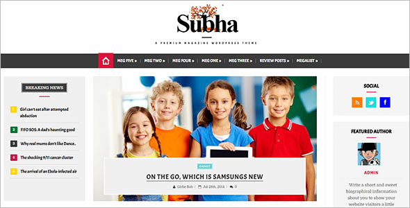 Premium Newspaper WordPress Theme