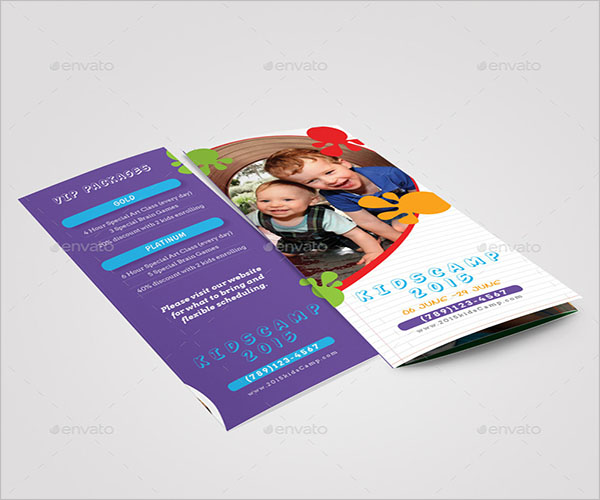 Preschool Camp Brochure Template