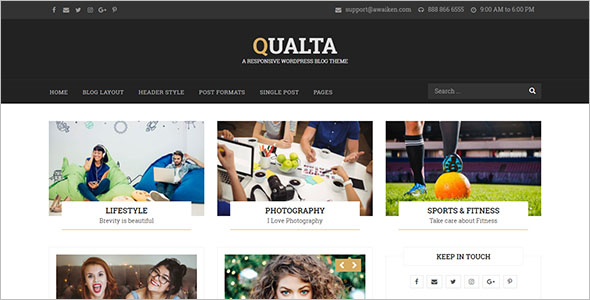 Professional Food Blog WordPress Theme