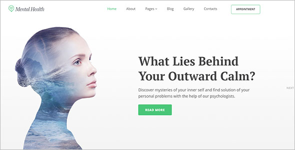 Psychotherapy Center Joomla Theme