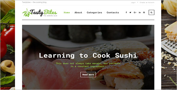 Recipe Blog WordPress Theme