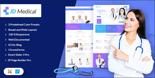 Responsive Health Joomla Template