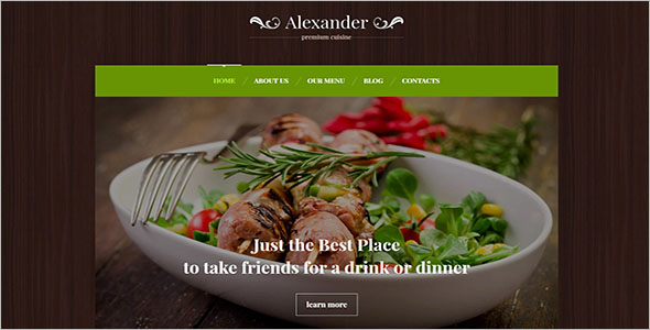 Restaurant WordPress Theme
