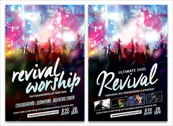 Revival Flyer PSD Template