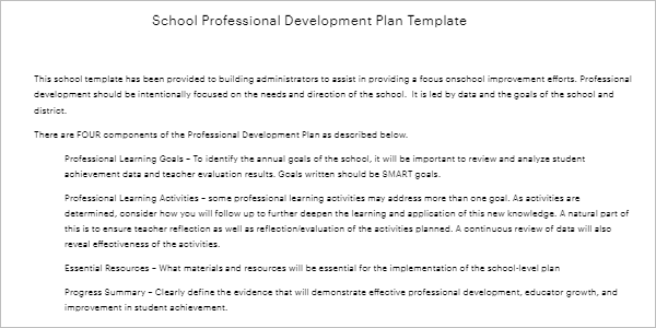 Project Development Plan Template
