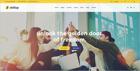 School HTML Website Template