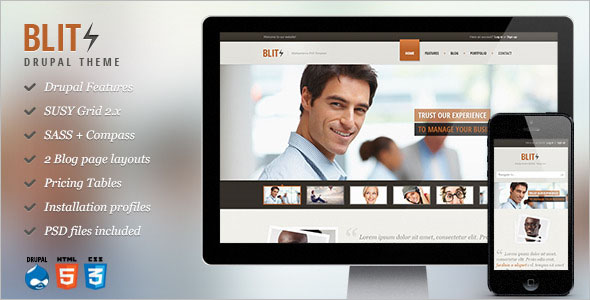 Simple Drupal Blog Theme