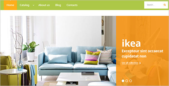 Simple Furniture VirtueMart Template