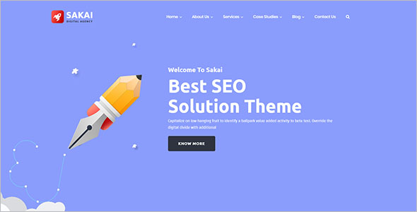 Simple Marketing Landing Page Template