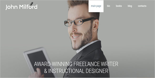Simple Writer HTML5 Template