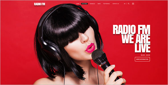 Singer Website Template