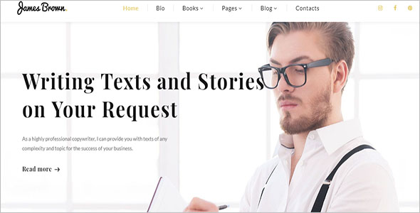 Story Writer HTML Template