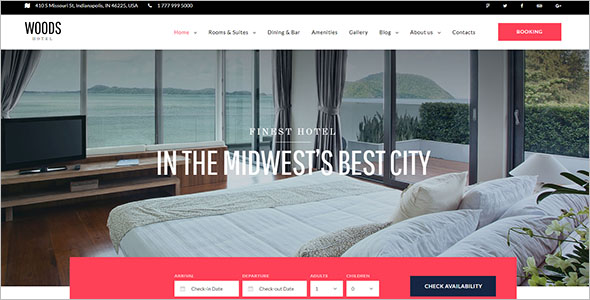 Stunning Resort Website Template