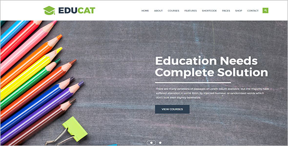 Top School Website Template