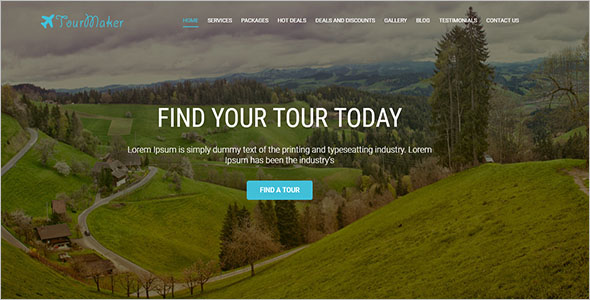 Tours Website Template