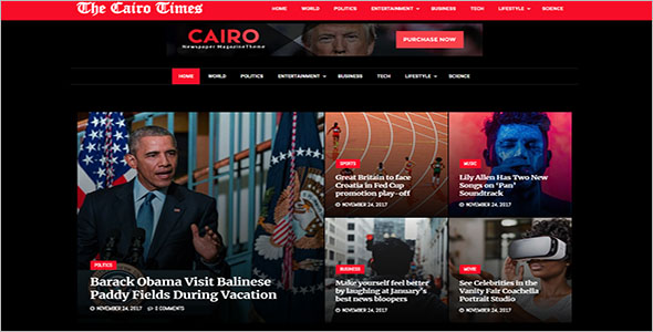 Viral Newspaper WordPress Theme