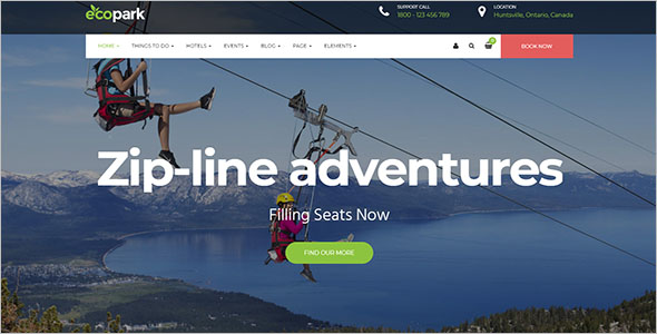 WordPress Theme for Tour, Travel & Resort