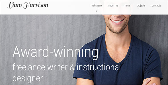 Writer HTML5 Template