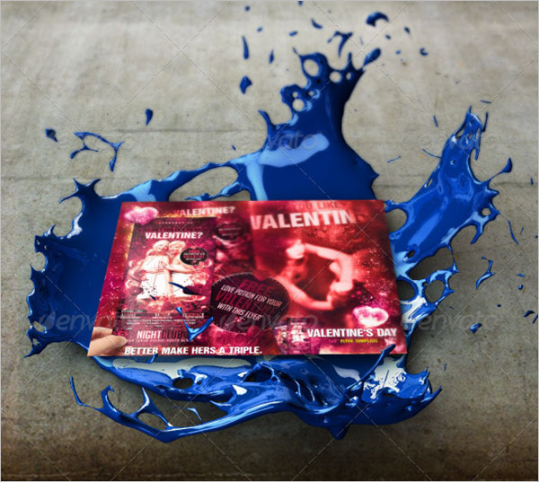 3D Splash Flyer Template
