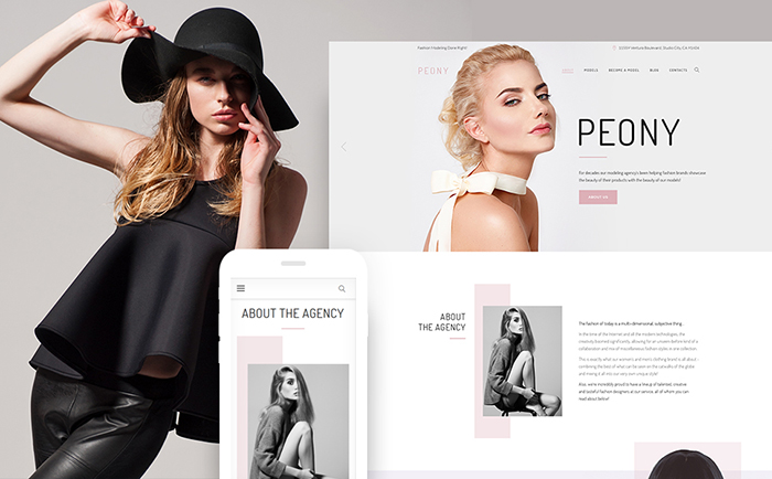 Model Agency WP Theme 