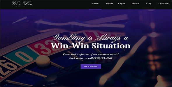 Casino Website WordPress Theme