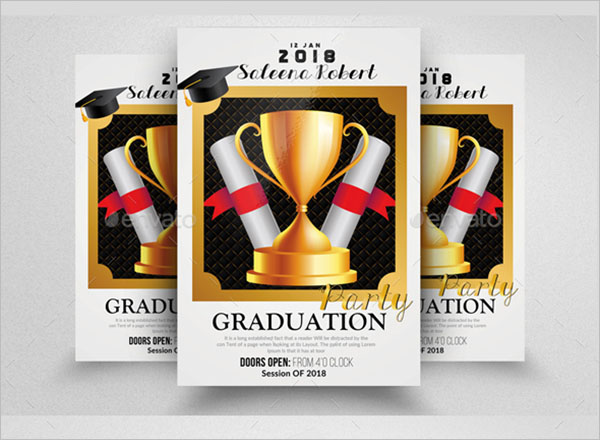 College Graduation Flyer Template