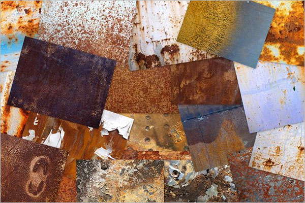Colorful Rust Textures Design