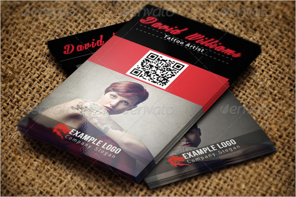 Cool Tattoo Business Card Template
