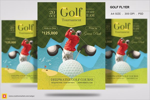 Creative Golf Flyer Template