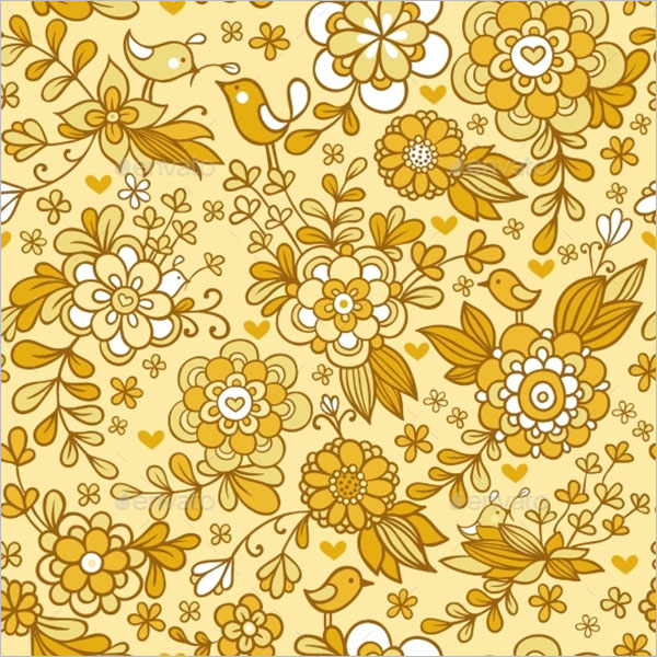 Creative Vintage Floral Texture
