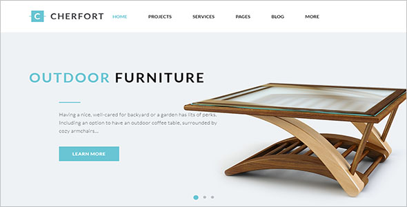 Custom Furniture WordPress Theme