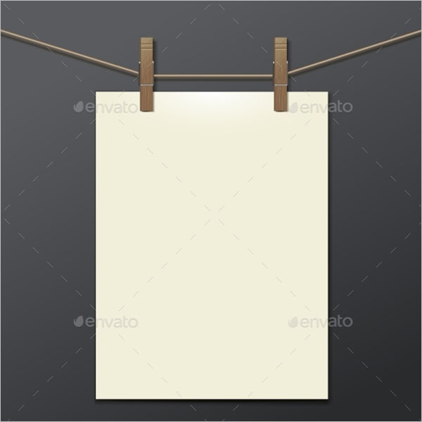 Display Hanging Poster Template