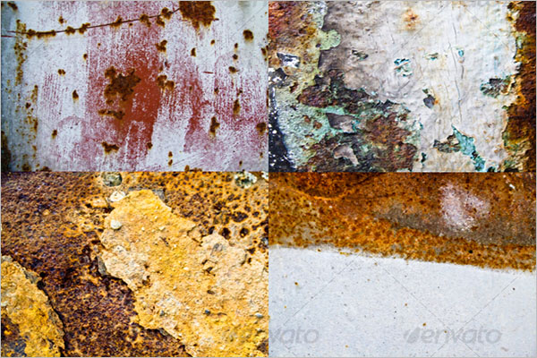 Editable Rust Textures Design