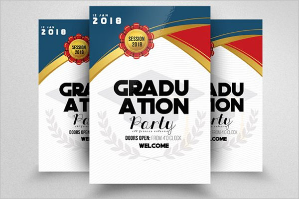Elegant Graduation Flyer Template