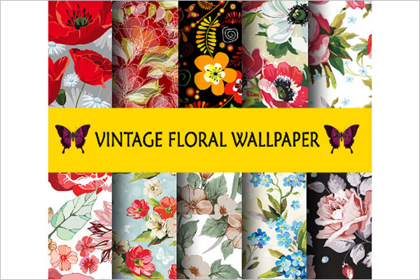 Example Floral Wallpaper Texture