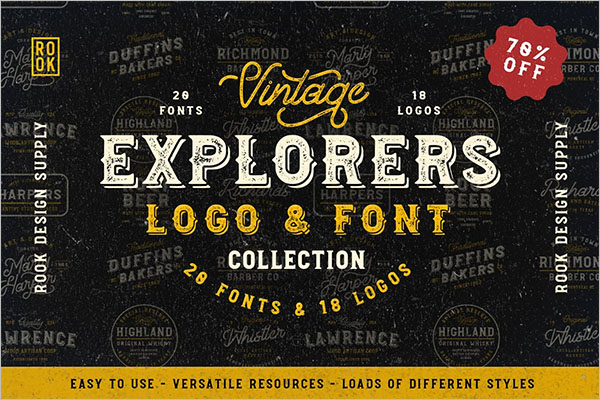 Explorers Font Collection