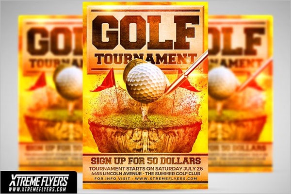 Golf Flyer Design Template