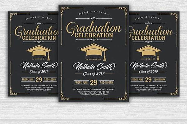 Graduation Celebration Flyer Template