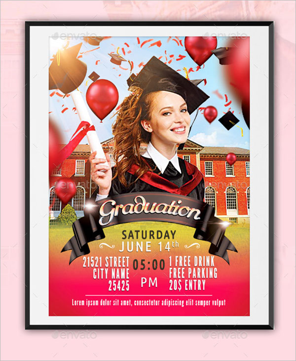 Graduation Flyer Template Word