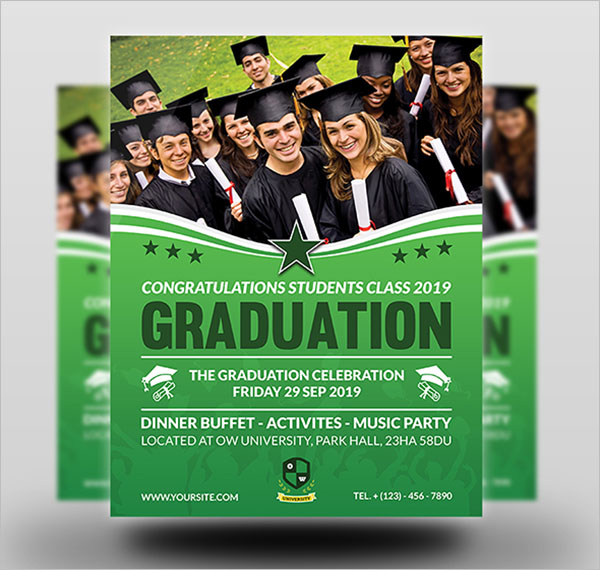 Graduation Flyer Word Template