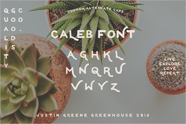 Hand Drawn Font Template