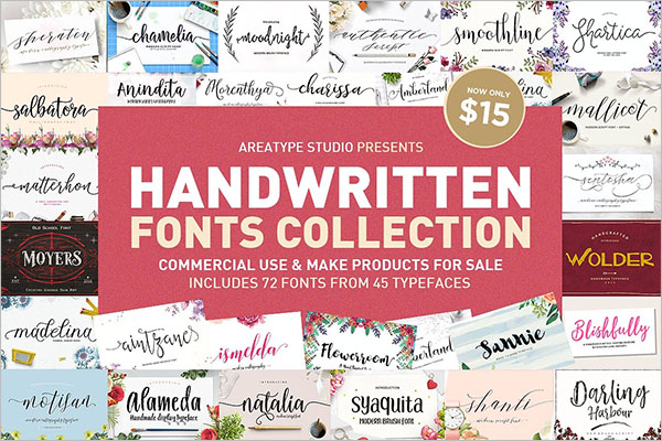 Handwritten Fonts Collection