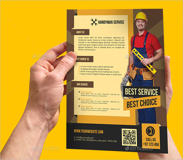 Handyman & Plumber Flyer Template