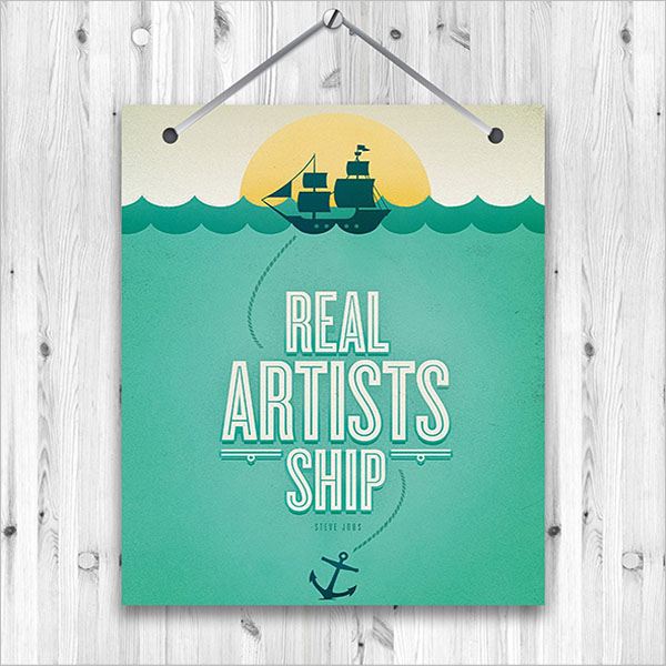 Hanging Poster Free Download